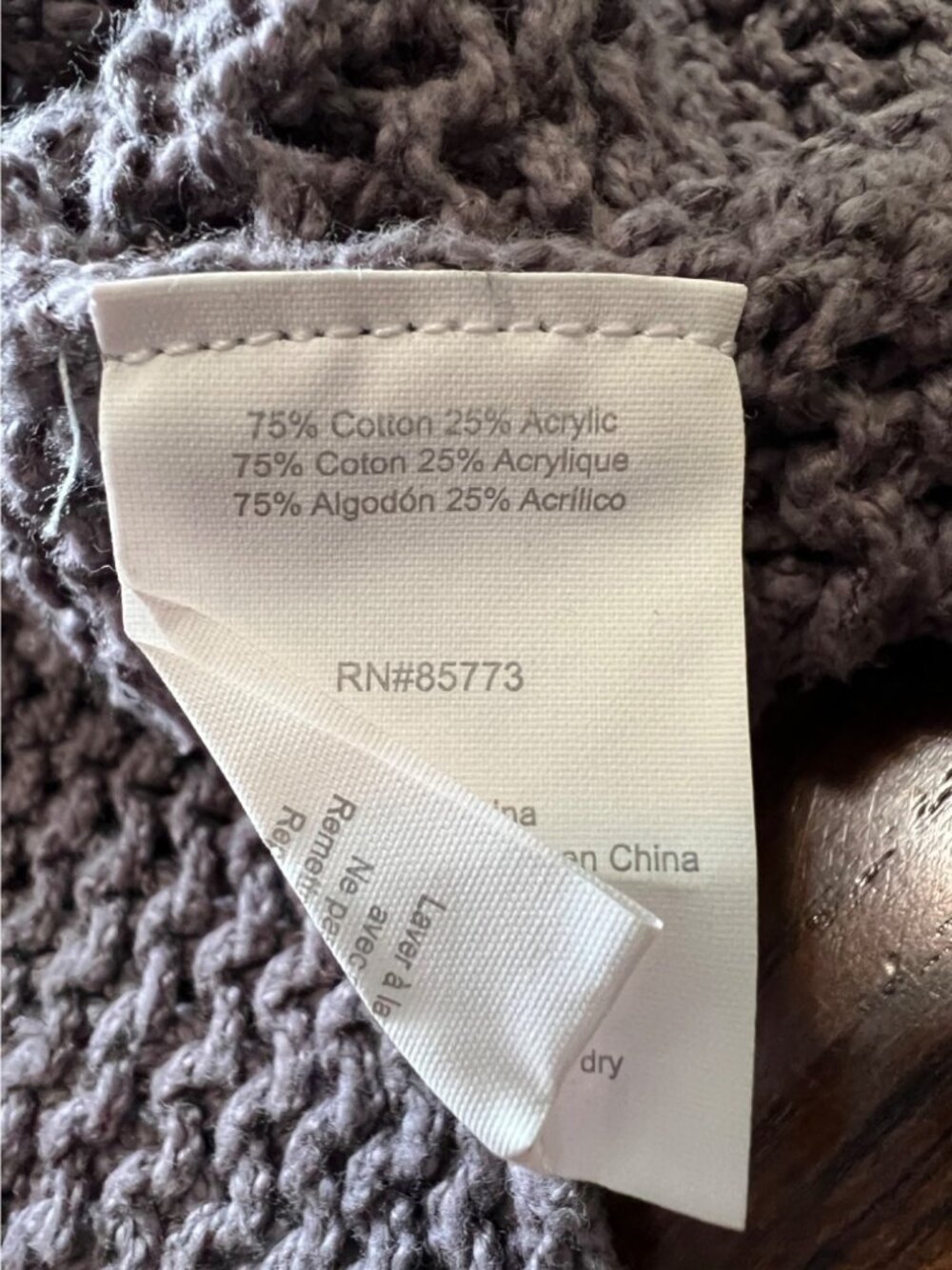 ONeill Oversized Knit VNeck Sweater Coastal Casual Lightweight Beachwear Brown S - Picture 10 of 10